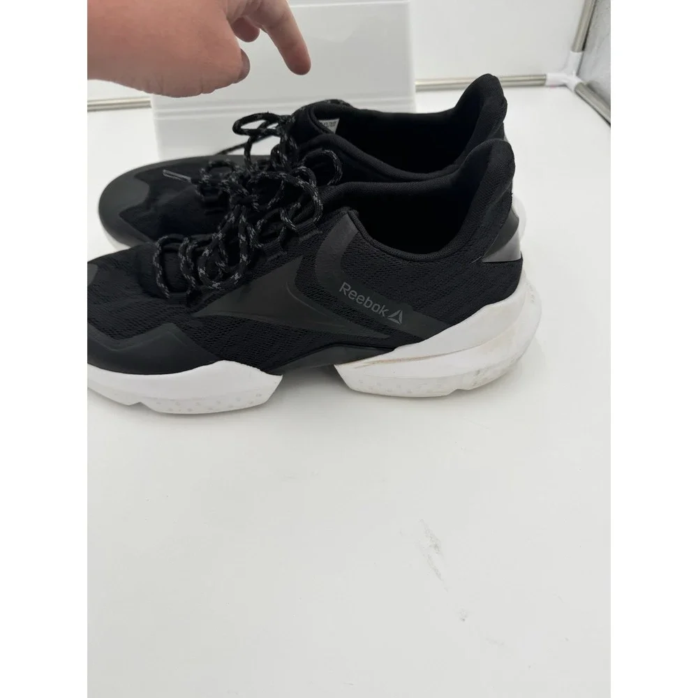 Reebok Men's Split Fuel Sneaker DV5447 Black/True Grey/White Size 13M ulra lite